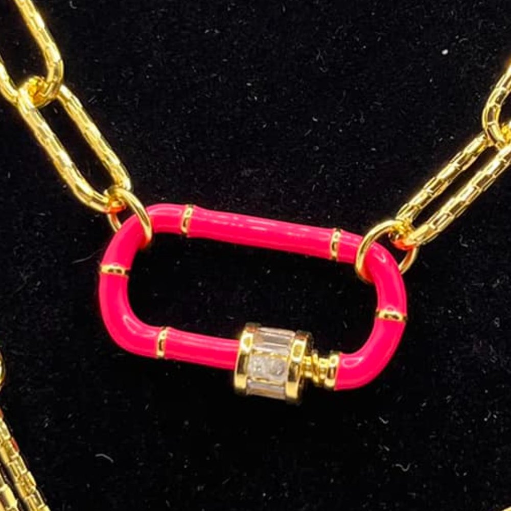 Melania Clara / By Alexa Rae Willa Necklace Pink